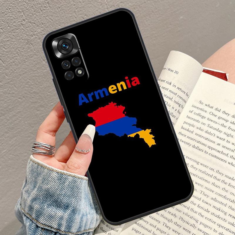 Армения Армянский флаг Чехол для телефона для Xiaomi Redmi Note 14 13 12 9 10 11 15 Pro Plus 13C 10C 12C 14C 15C