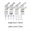 4 Pieces of Stainless Steel RC Aircraft Control with Heads