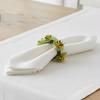 Reusable Bunny Napkin Holders Plastic Floral Napkin Buckles Easter Napkin Rings