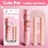 3in1 Eraser Pen Press Retractable Pencil Rubber Correction Supplies Kawaii Stationery Eraser School Supplies