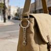 10Pcs Mirror Polish Keychains Keys Holder Spring Ring Clasp Keyring Split Ring  DIY Key Chains
