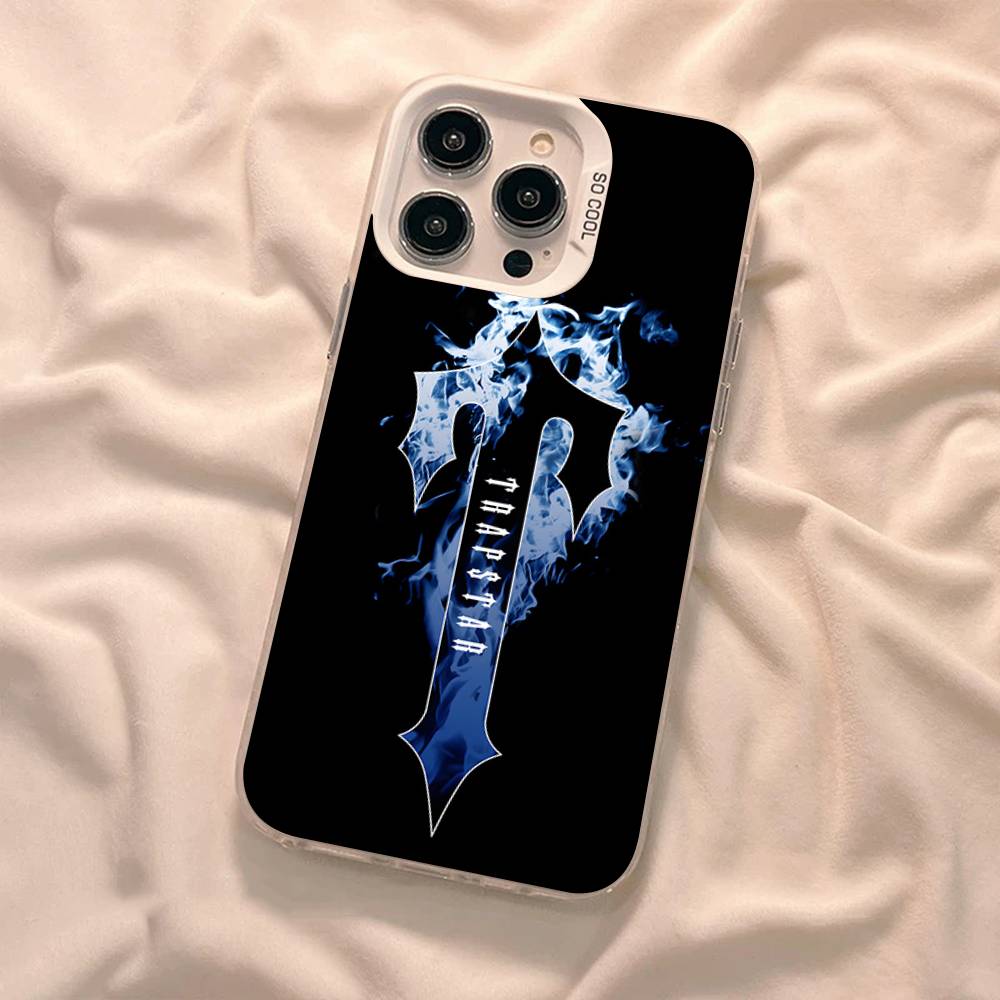 Чехол для телефона T-Trapstars Для iPhone 16 15 14 13 12 11 17 Pro Max Plus Цвет Серебристый Корпус