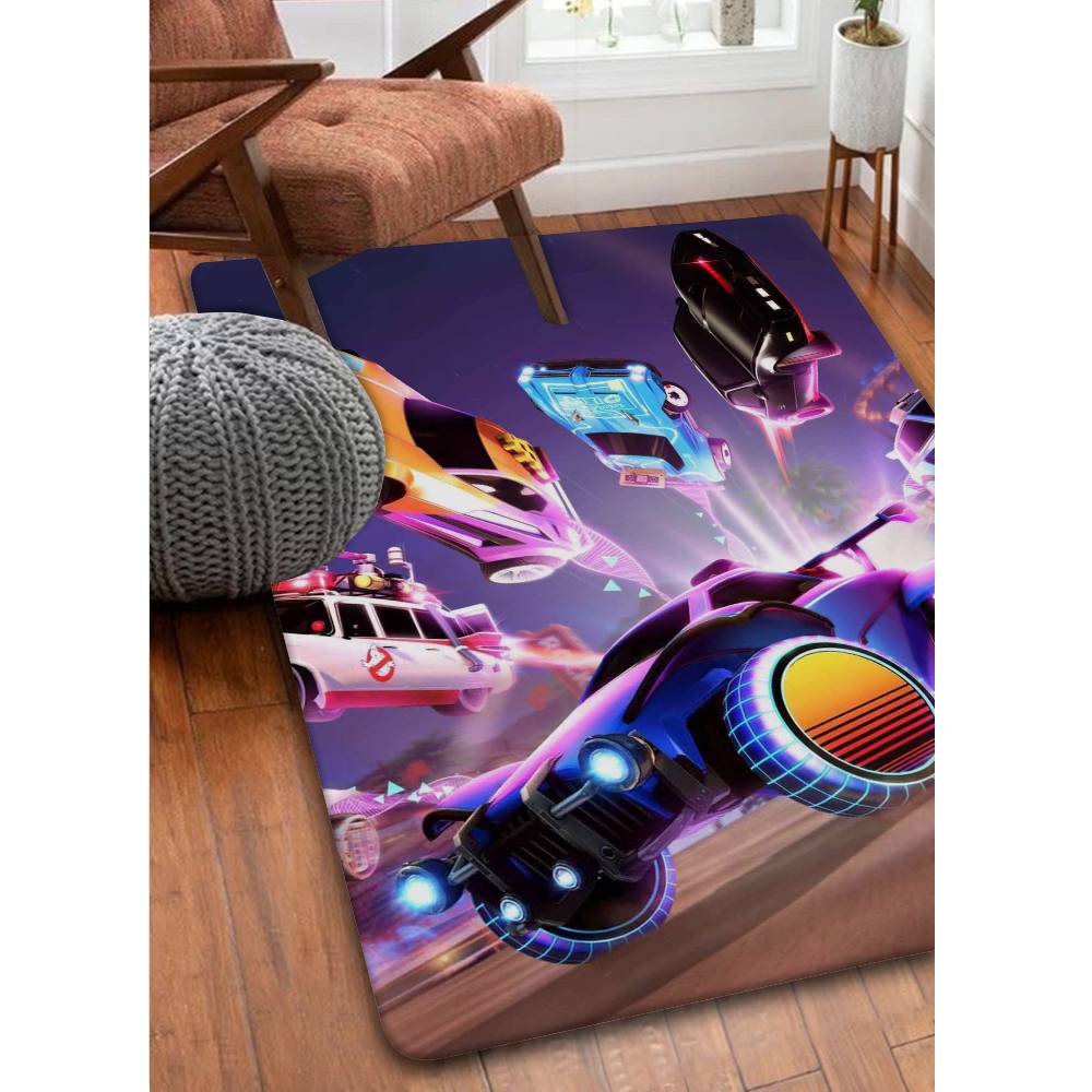 Rocket League Game Floor Mat Rectangle Anti-slip Home Soft Badmat Front Door Indoor Outdoor Mat Welcome Doormat