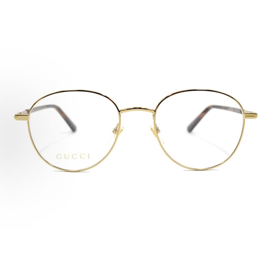 Gucci GG0392O-003 Роскошная круглая металлическая оправа для очков