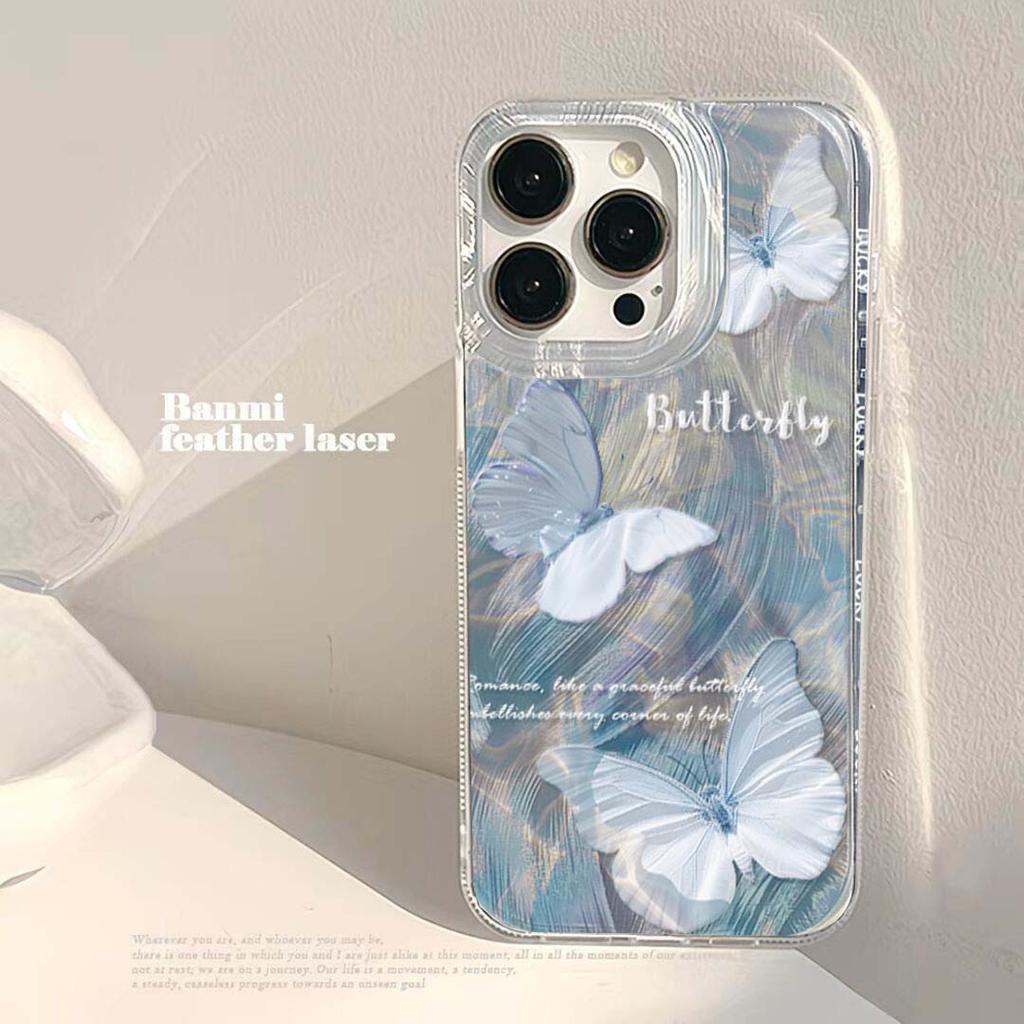 Цветы Бабочка Текстура Пера Жесткий Чехол Для Realme 15T 15 14 13 12 11 Pro C75 C71 C53 C55 C67 C21Y Силиконовый Чехол Бампер