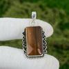 Anniversary Gift For Her Natural Imperial Jasper Gemstone Pendant 925 Silver