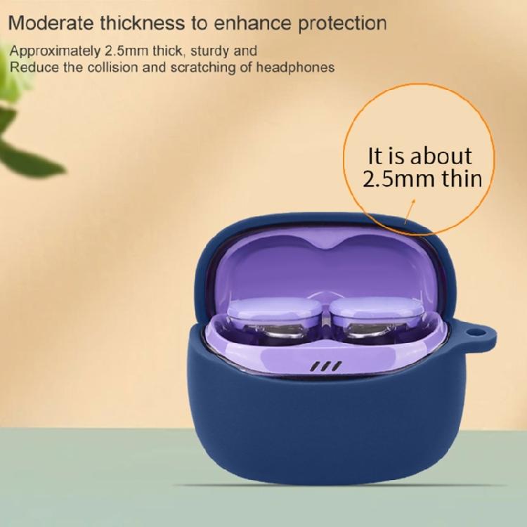 Flexible Headphone Protective Case for Tune Buds 2 Cover Shockproof Shell Washable Housing Antidust Sleeve Silicone Skin