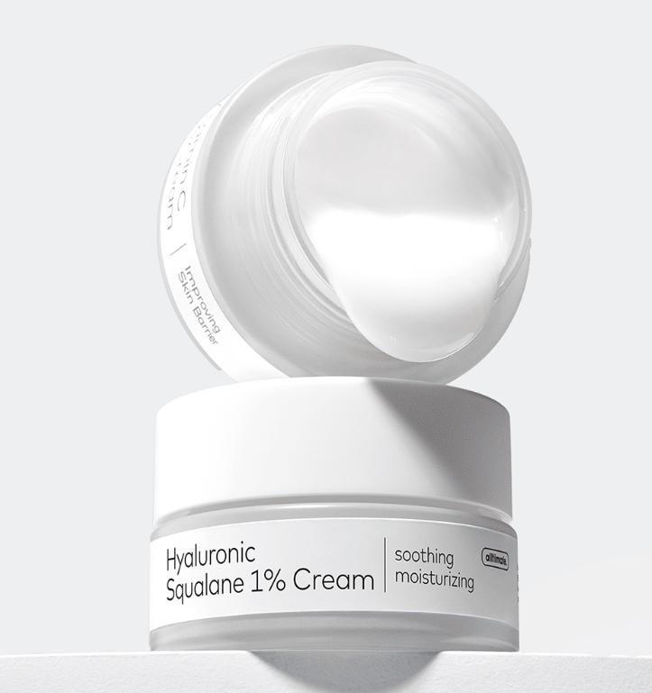 The Face Shop Ultimate Hyaluronic Squalane 1% Cream 50ml – Hydrating & Soothing Moisture Boost