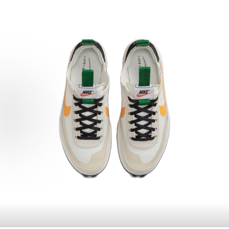 Tom Sachs x NikeCraft General Purpose Shoe Summit White Женские кроссовки Pine-Green University-Gold DA6672-100