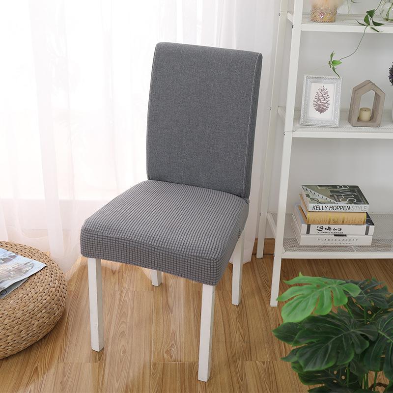 Чехлы на стулья для обеденного стола, универсальные эластичные современные бытовые универсальные чехлы на сиденья стула, офисные вращающиеся чехлы на сиденья стула
