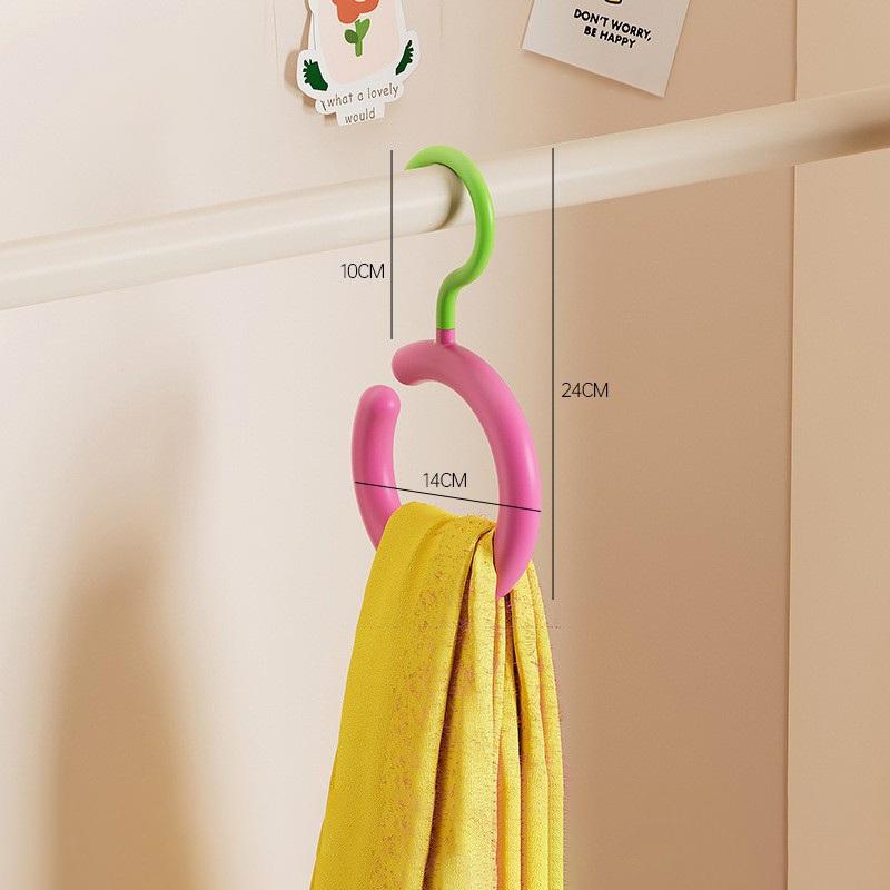 Допаминовый крючок Многофункциональный вращающийся держатель для шарфов, шляп, сумок Круглая шелковая витрина для шарфов Система органайзеров для шкафа Вешалки для одежды