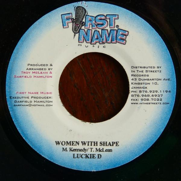 7-дюймовая пластинка LUKIE D / BLING DAWG - Women With Shape / With Mi Gal NONE First Name Musi Ямайка Регги, Ска и Даб Б/у