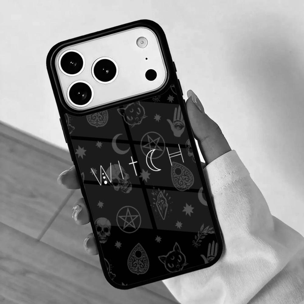 Чехол для телефона 'Ведьма Колдовство' для Apple iPhone 17 air 16 Pro Max 15 Pro Max 14 13 12 11 Mini Задняя крышка