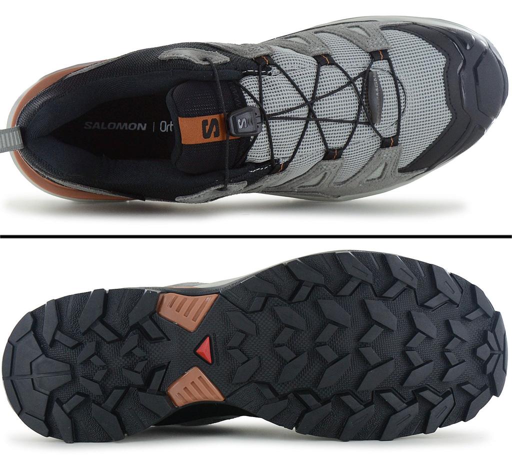SALOMON X ULTRA 360 Leather GTX - GORE-TEX - Мужские походные ботинки Треккинговые ботинки Серый 479794 ОРИГИНАЛ