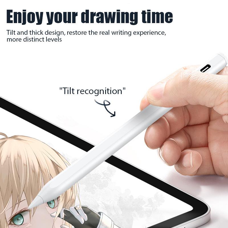 Universal Stylus Pen For Android/iOS/Windows Touch Screen Capacitive Pen Rechargeable Tilt iPad Stylus Pen For Phone Tablet
