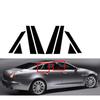 8 шт. Глянцевые черные накладки на стойки кузова, подходят для Jaguar XJ X351 2009- 2010 2011 2012, Накладки на оконные стойки дверей, Внешняя отделка