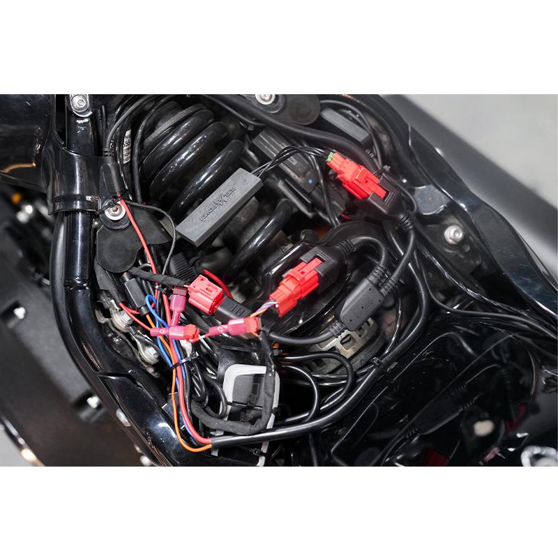 Compatible Harley Exhaust Oxygen Sensor Microcomputer 117 Glide Softail OBD Split Wiring Harness