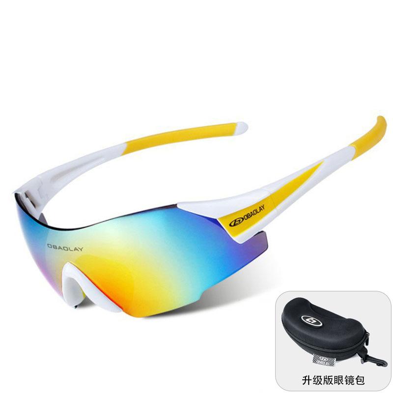 Korean, Japanese, European, and American sports marathon professional running glasses equipment, UV protection, windproof glasses for motorcycle