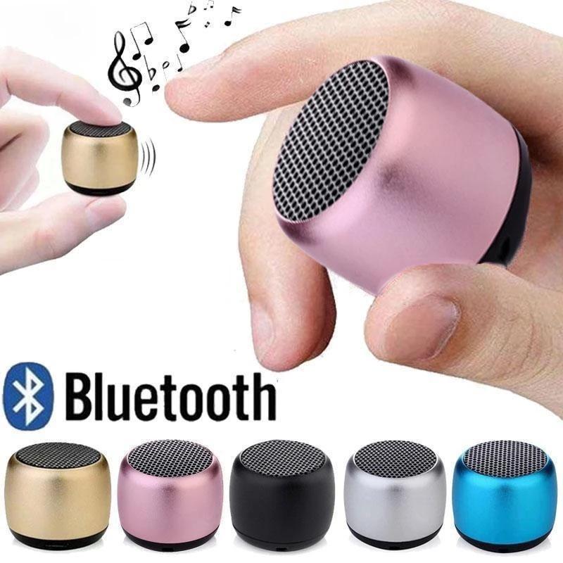 1 шт. Мини беспроводной Bluetooth-динамик портативный металлический беспроводной громкоговоритель мобильный телефон компьютер музыкальный плеер