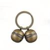 Combo Cat and Dog Collar Bells, Pet Tracker, Round Two-Color Vintage Bells With Key Ring Pendant Bells, Anti-Lost Training Bells