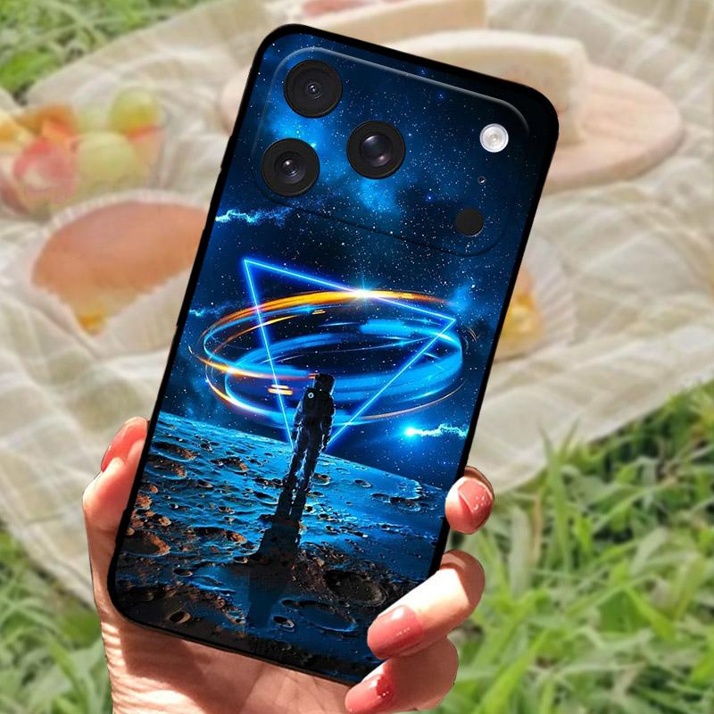 Для iPhone 17 Pro 17Pro Чехол Роскошный Волк Лев Силиконовый Мягкий ТПУ Чехол для Телефона Для Apple IPhone17 Pro A3256 Чехлы Ударопрочный Coque