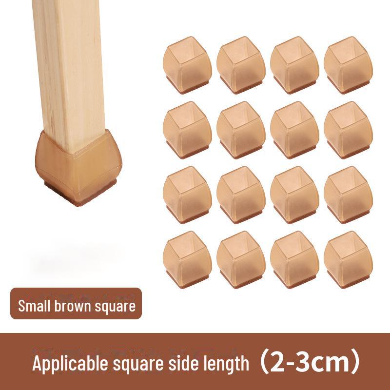 Бесшумные силиконовые противоскользящие защитные накладки на ножки столов и стульев