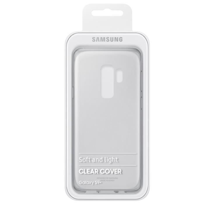 Samsung coque renforcée stand s9+ transparent