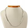 Silver Chain Men' Chain SILVER 925 5mm Armored + FREE