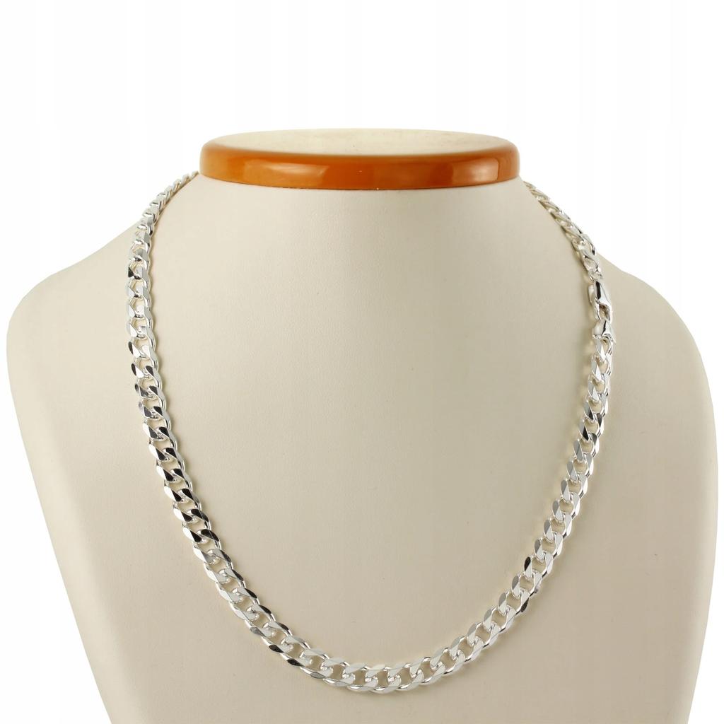 Silver Chain Men' Chain SILVER 925 5mm Armored + FREE