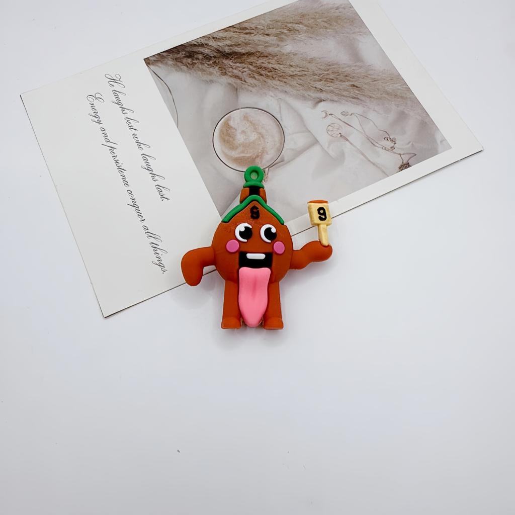The Brain Rotten Family Stole A Brain Rotten Strawberry Elephant Doll Doll Funny Abstract Figure Pendant