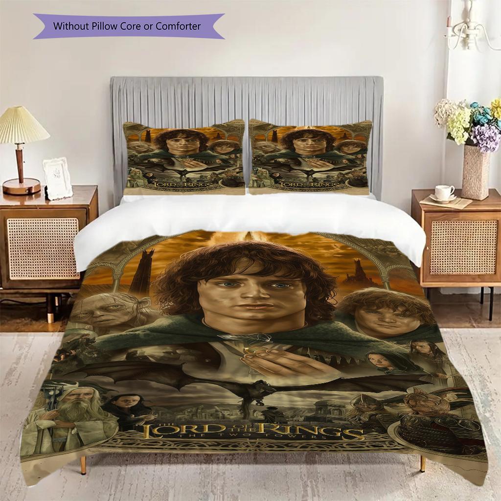 Hobbit Journey Duvet Cover Set Threepiece Set 1 Duvet Cover 2 Pillowcase Without Core Duvet Cover And Pillowcase Soft And Comfortable