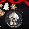 Рождественское украшение Yousheng Karate 2D Плоское акриловое украшение Тхэквондо Черный пояс Памятный подарок «Год, когда я получил черный пояс» для детей-каратистов, инструкторов карате