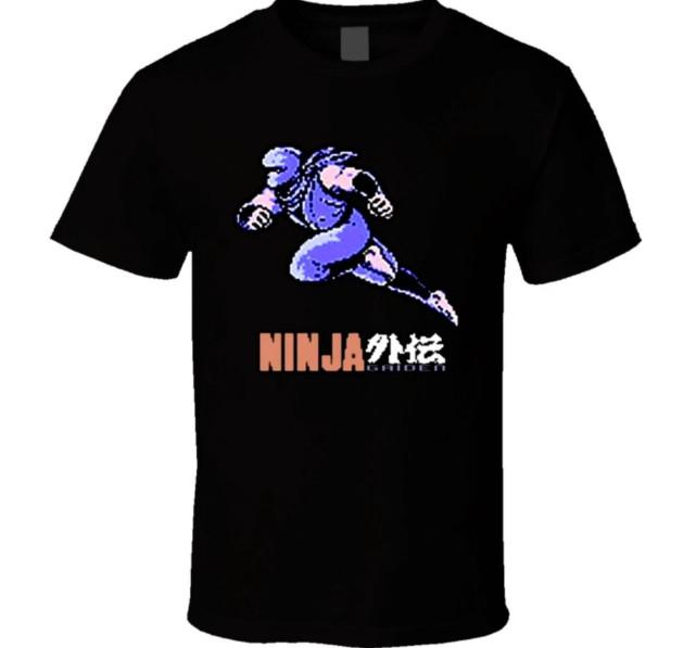 Футболка Ninja Gaiden Nes Ретро Видеоигра Т Т-Ширт