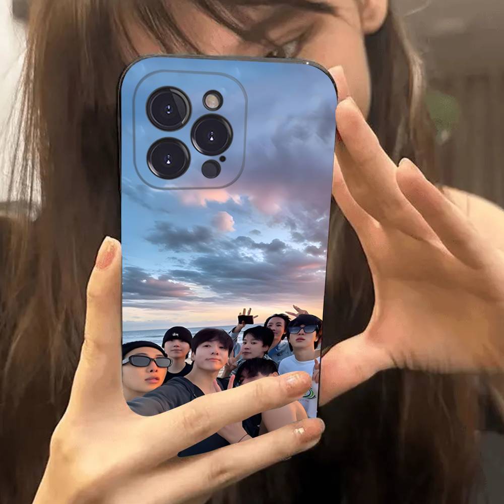 Kpop BTS Bangtan Boys Для IPhone 17 16 15 14 Pro Max Air 11 12 13 Mini Plus Чехол для телефона