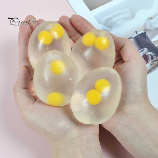 Сенсорный мячик-антистресс, прозрачное яйцо, игрушка для снятия стресса, прозрачная сжимаемая фиджет-игрушка для расслабления, от скуки и тревоги