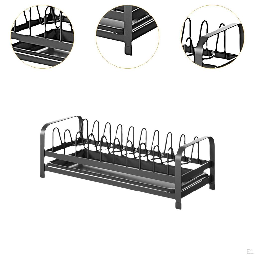Сушилка для посуды, кухонный органайзер для тарелок, сушилка для раковины, многофункциональная, из нержавеющей стали для