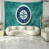 Seattle mariners Wall Tapestry Aesthetic Wall Hanging Printed Fabric Blanket Decorative Tapestries for Bedroom Living Room Home Decor