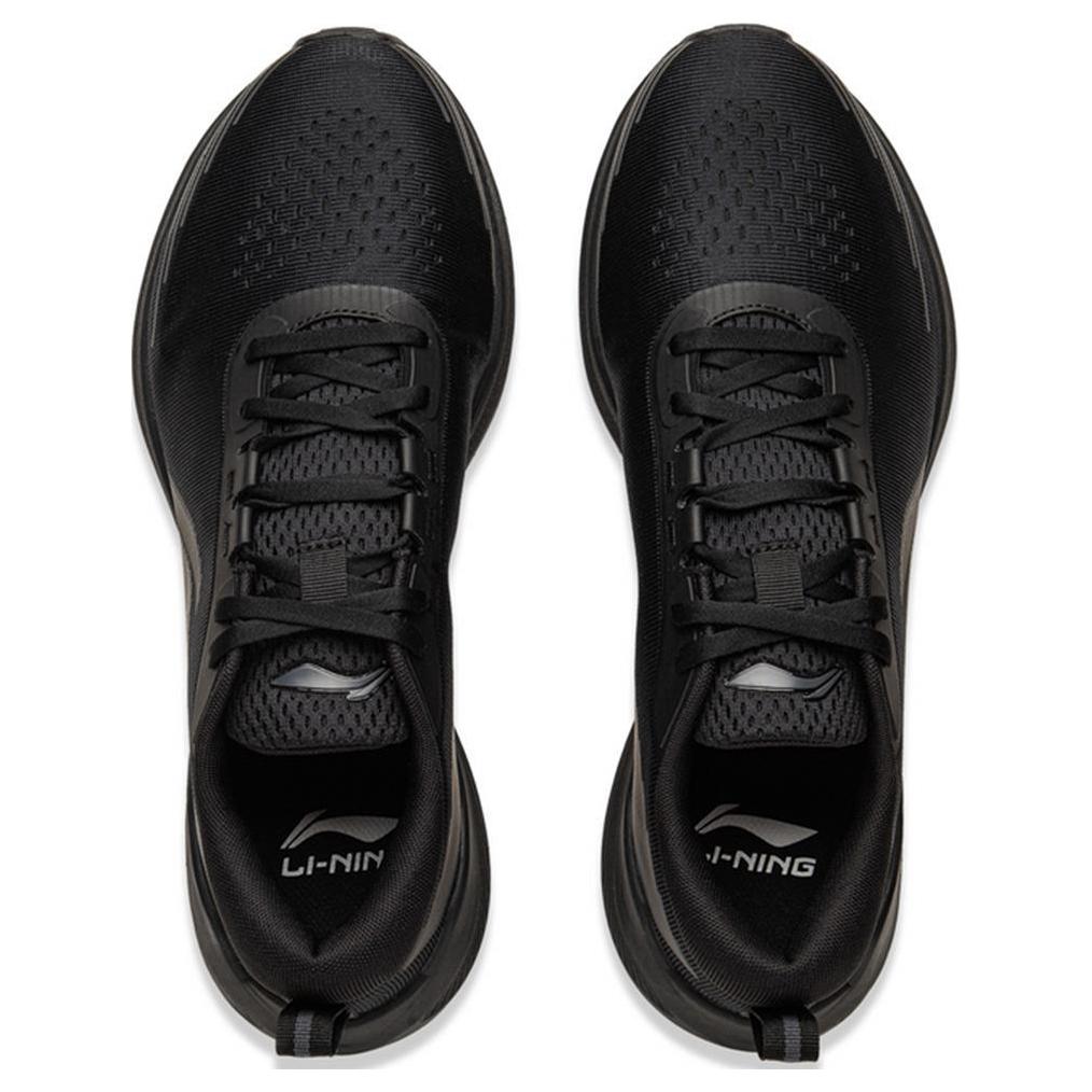 Кроссовки Li Ning Tread Wind удобные универсальные амортизирующие износостойкие дышащие низкие кроссовки мужские черные AGLU321-1