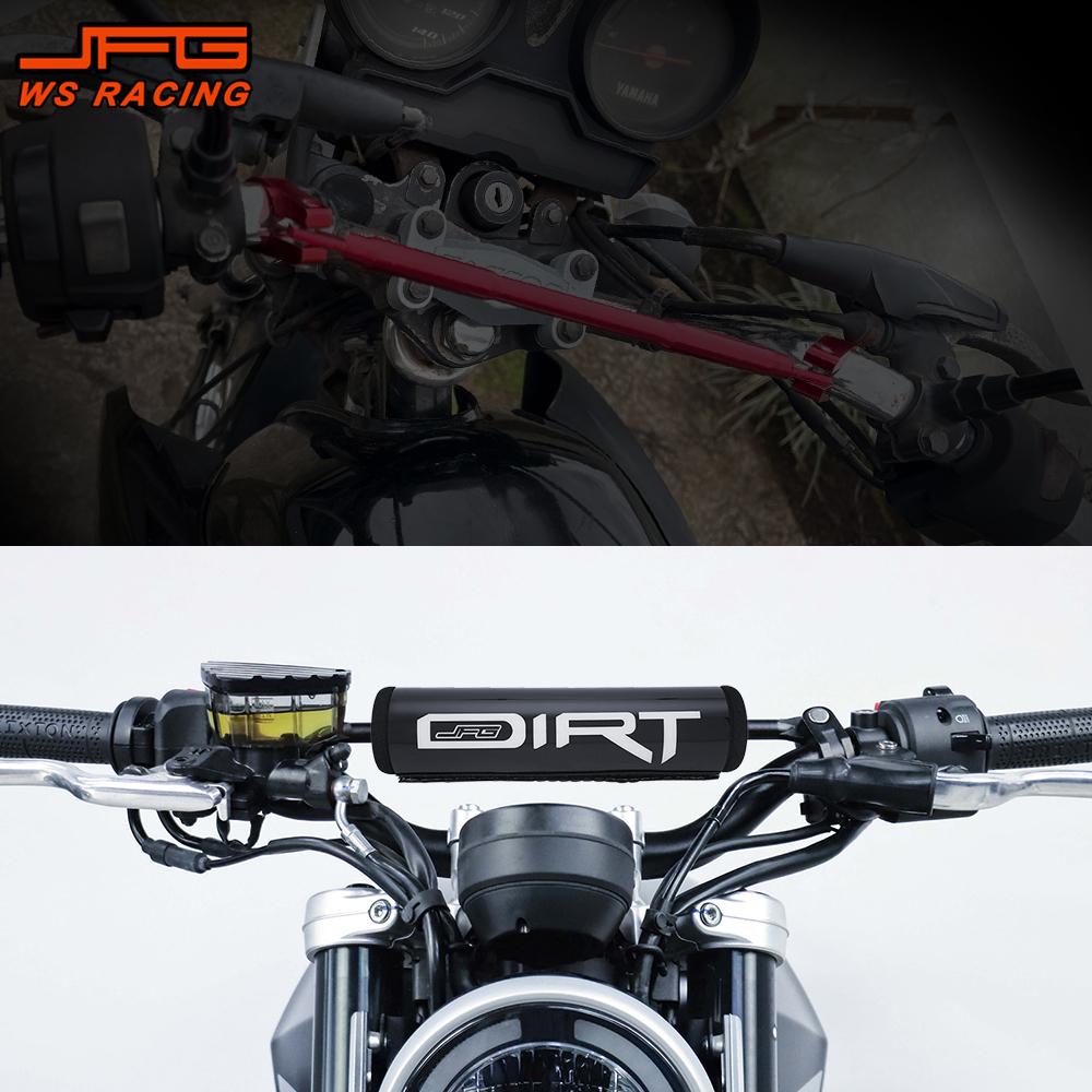 Motorcycle Extended Reinforce Handle Lever Bar CNC Balance Bar Kit Accessories 7/8" 22MM Universal Crossbar Strengthen Handlebar