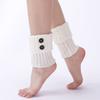 Solid Color Boot Toppers Woolen Gaiters Leg Warmers New Warmers Boot Cover