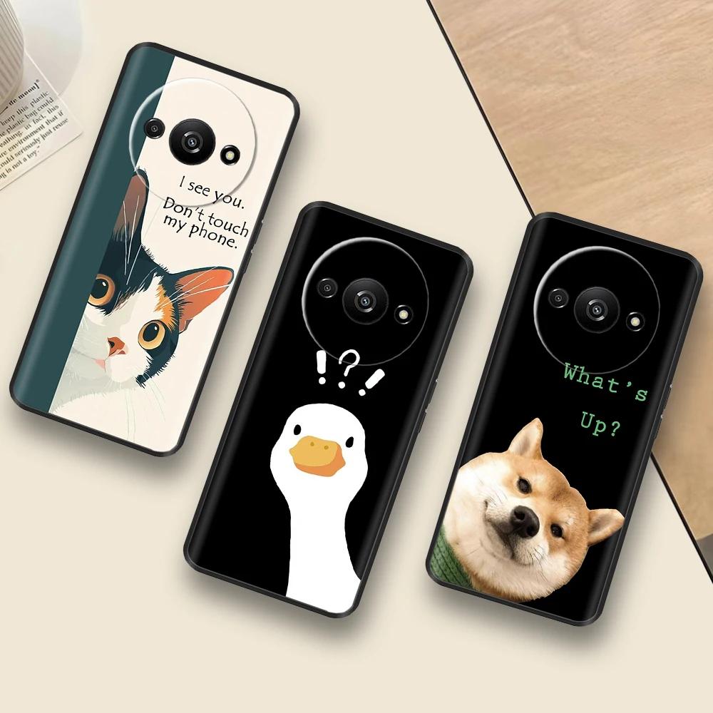 Чехол для телефона для Redmi A3 A3X 4G, мягкий жидкий силикон, полное защитное заднее покрытие для Xiaomi Redmi A3 A 3, защитные funda