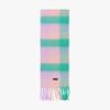 PINK PINEAPPLE COLORED CHECK MUFFLER_PINK