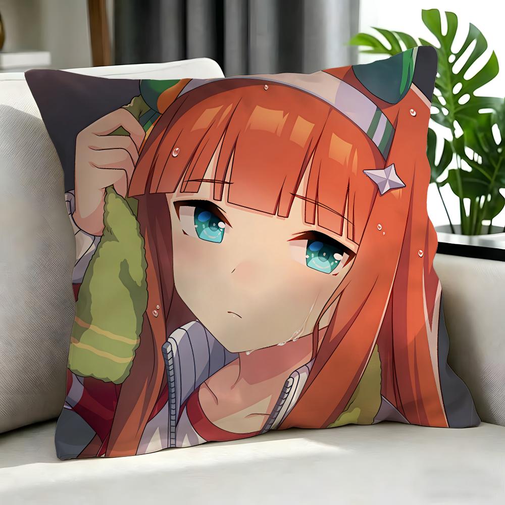 Character SSilence Suzuka Cushion Cover Cushion Cover Set Pcs x x x Pillowcase Decorative Sofa Home Decor