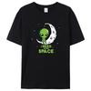 I Need More Space Green Alien Female T-Shirts Street Harajuku Tops Casual Breathable Short Sleeve All-math Soft Womens Clothing