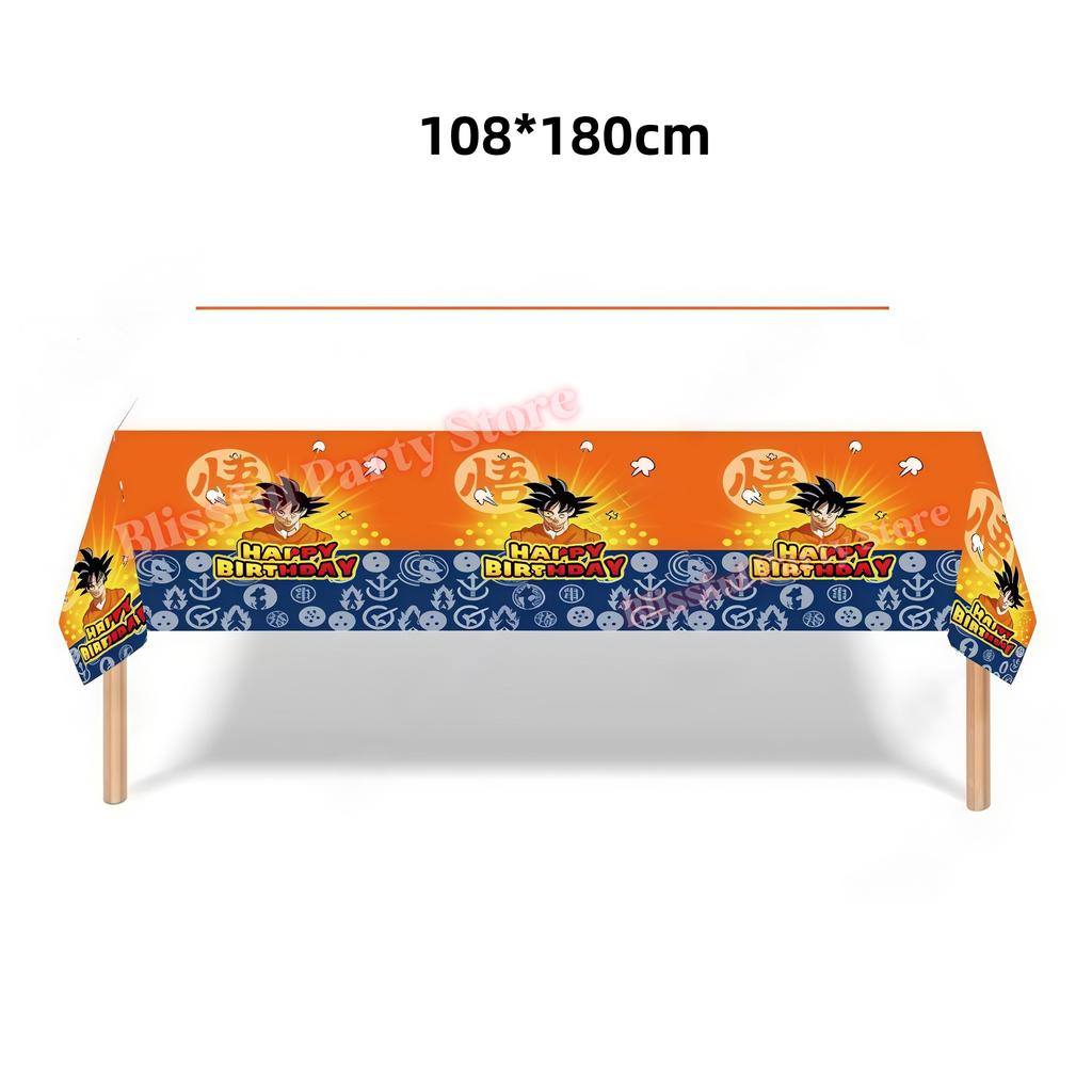 Dragons Ball Theme Birthday Decoration Party Supplies Goku Cup Plates Balloon for Kids Party Accessories Baby Shower Favors Gift