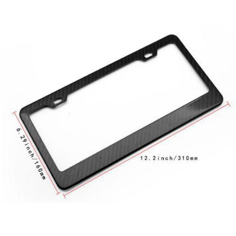Алюминиевый сплав Держатель номерного знака Американский стиль Черная рамка для номерного знака 2 отверстия/4 отверстия Разные стили