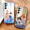 Мягкий черный чехол S-Sasaki to M-Miyano Совместим с Samsung S25/S24/S21/S22/S23/S30/Ultra/S20/Plus/Fe/Lite