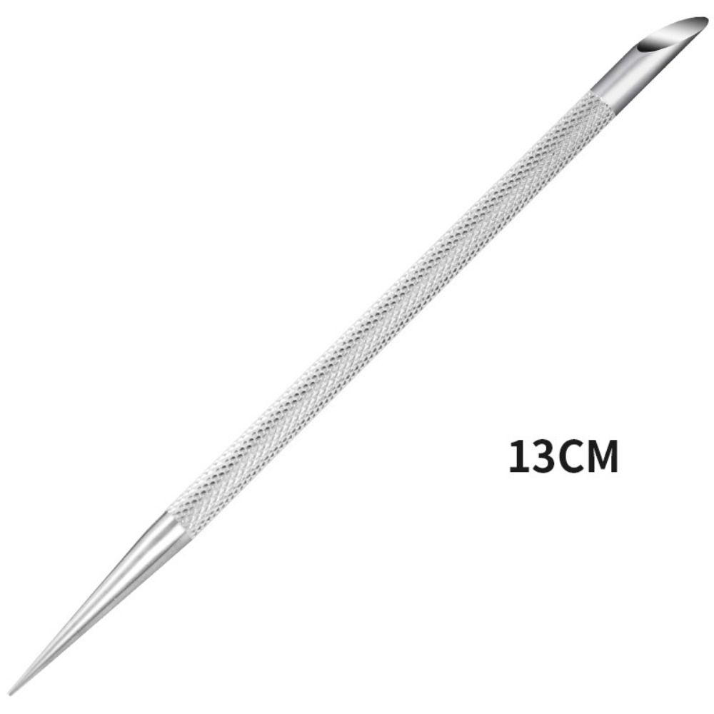 Stainless Steel Cuticle Pusher Double Ended Manicure Stick New Nail Dotting Pen Nail