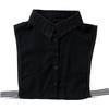 Autumn Women Detachable Lapel Fake Collar Ladies White Black Shirt False Collar Blouse Removable Half Shirt Dress Decoration