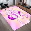 mew2 Square Area Rug, Non-Slip Floor Mat for Living Room, Perfect Gift for Mewtwo Fans.chl